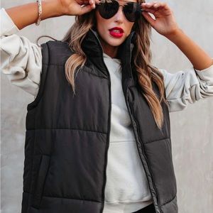 Vici Sutton Pocketed Puff Vest